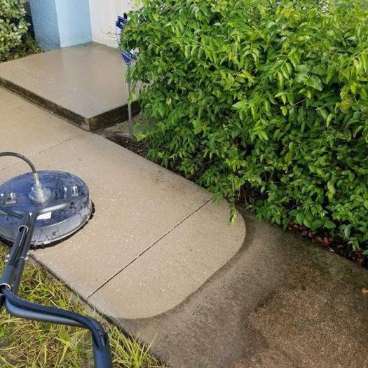 pressure washing